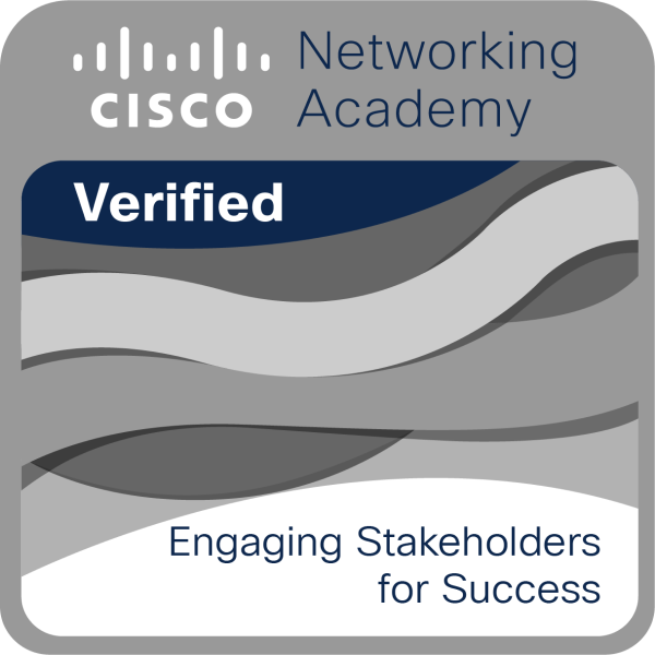 Cisco Networking Academy — Engaging Stakeholders for Success badge